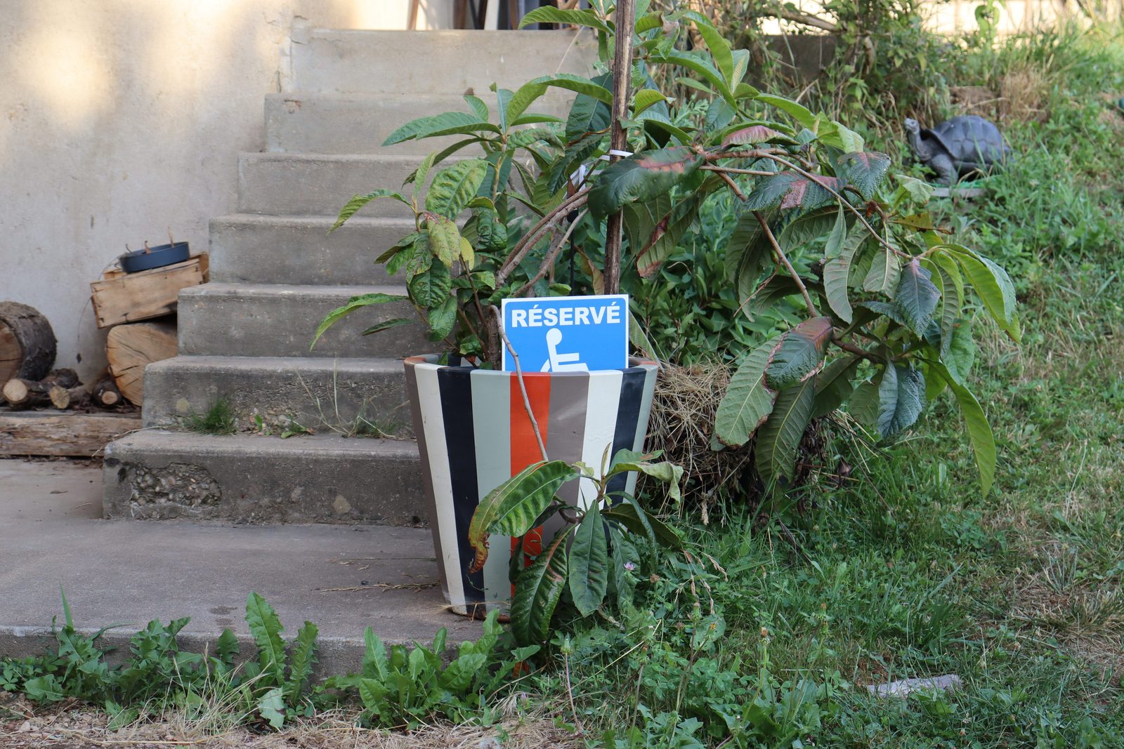 Escalier d'accès